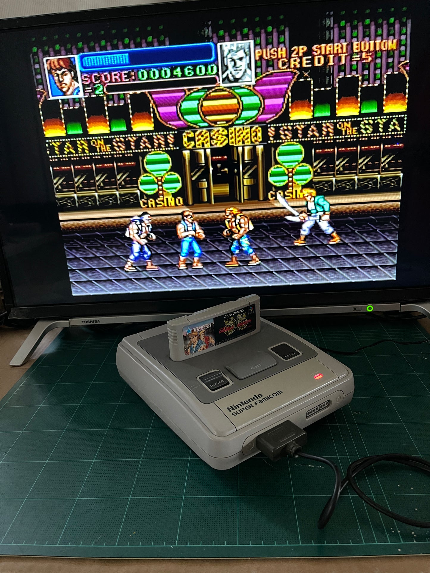 SFC Super Double Dragon (JPN Ver, Loose Cartridge)