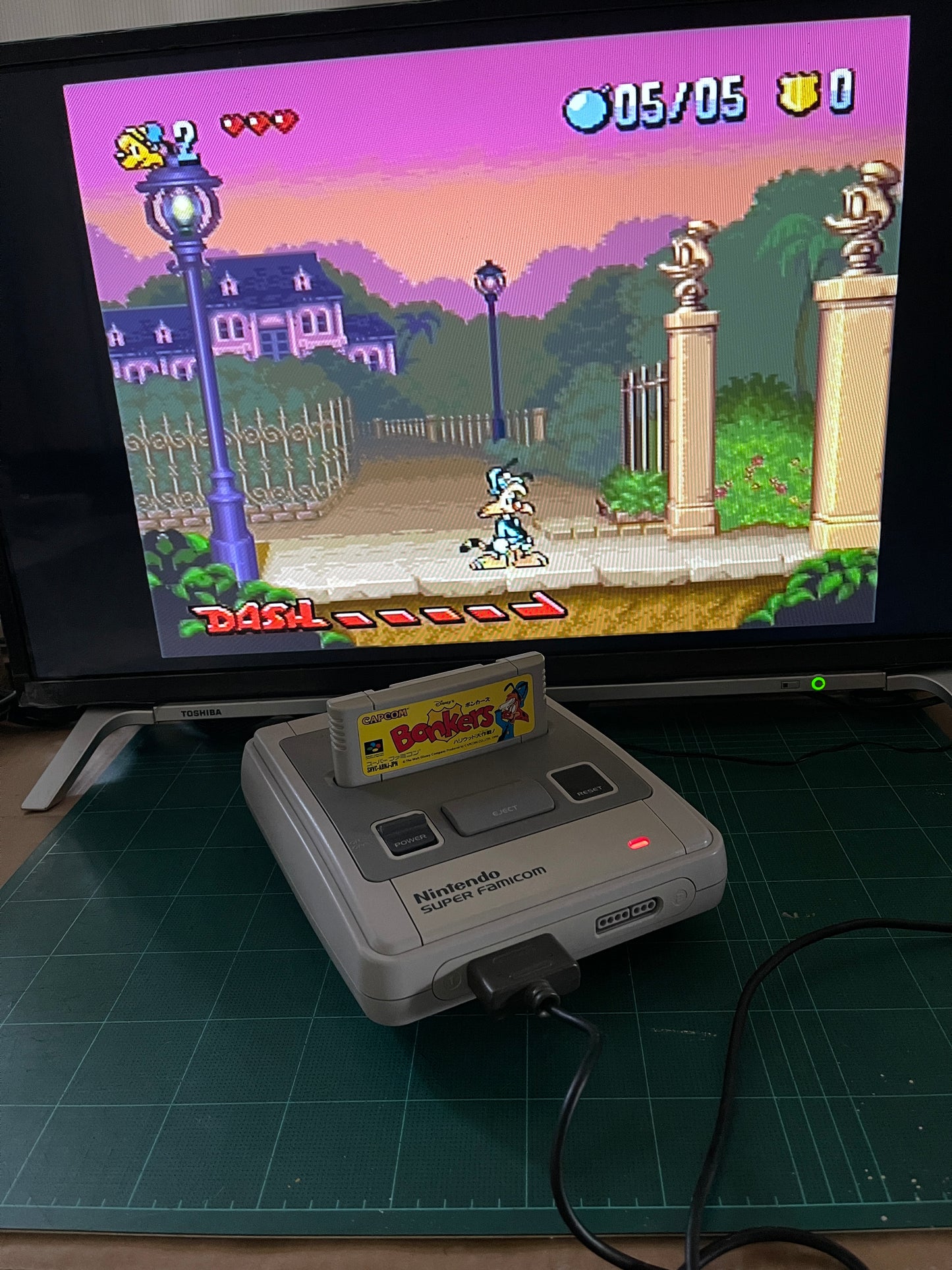 SFC Bonkers (JPN Ver, Loose Cartridge)