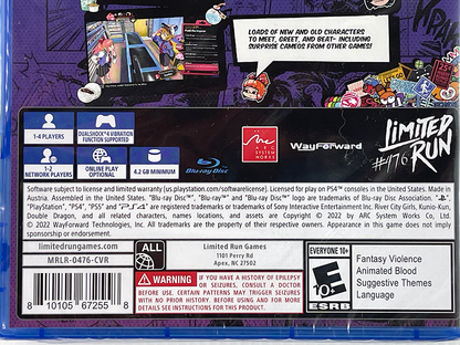 (NEW) PS4 River City Girls 2 (#476 Limited Run, US VER)