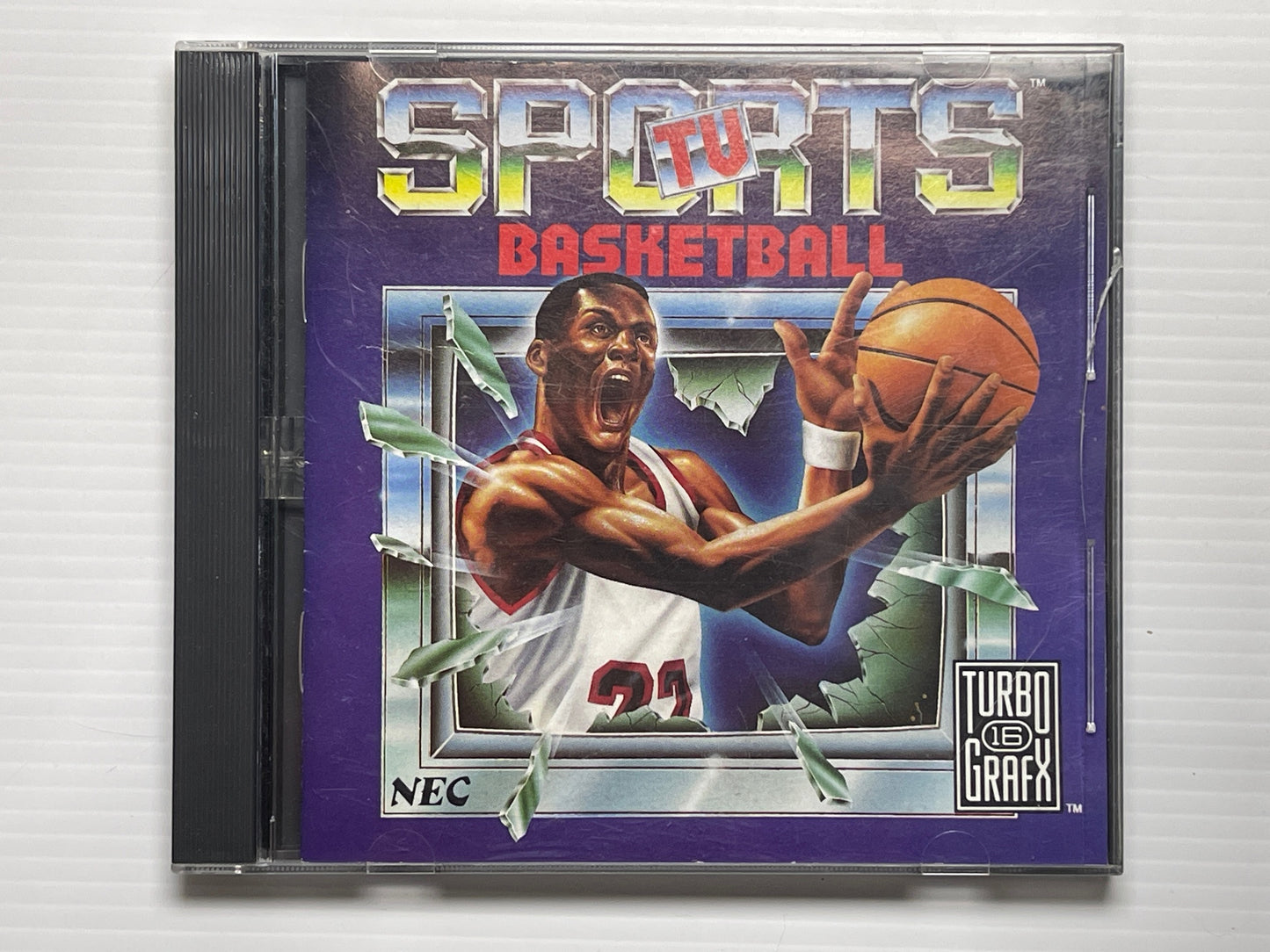 NEC TurboGrafx 16 Sports TV BASKETBALL TurboChip (US Ver)