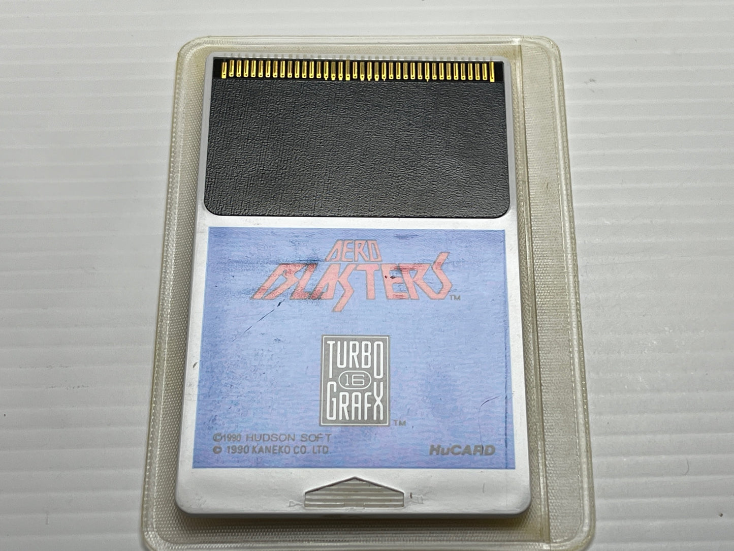 NEC TurboGrafx 16 Aero Blasters TurboChip (US Ver)