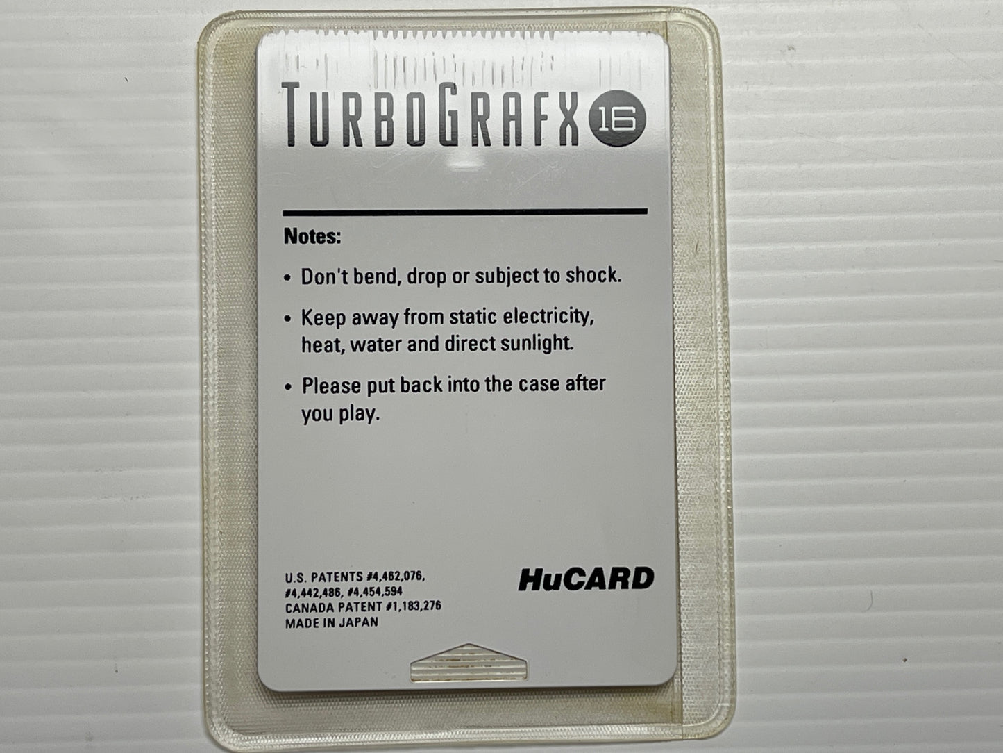 NEC TurboGrafx 16 Aero Blasters TurboChip (US Ver)