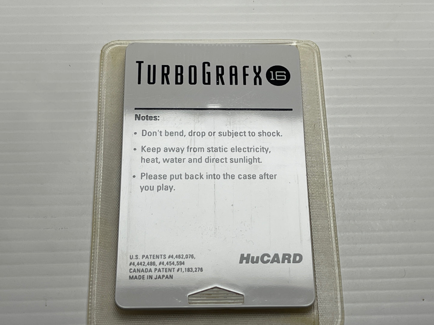 NEC TurboGrafx 16 Aero Blasters TurboChip (US Ver)