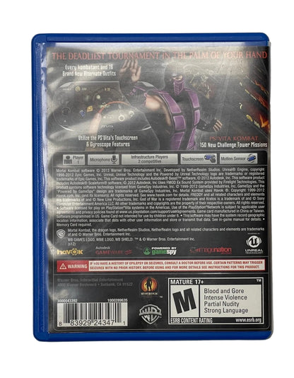 PS Vita Mortal Kombat (US Ver)