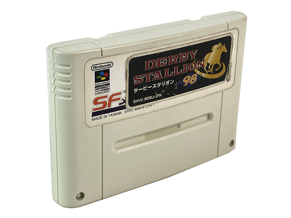 SFC Nintendo Power SF Memory "DERBY STALLION 98" (JPN Ver)