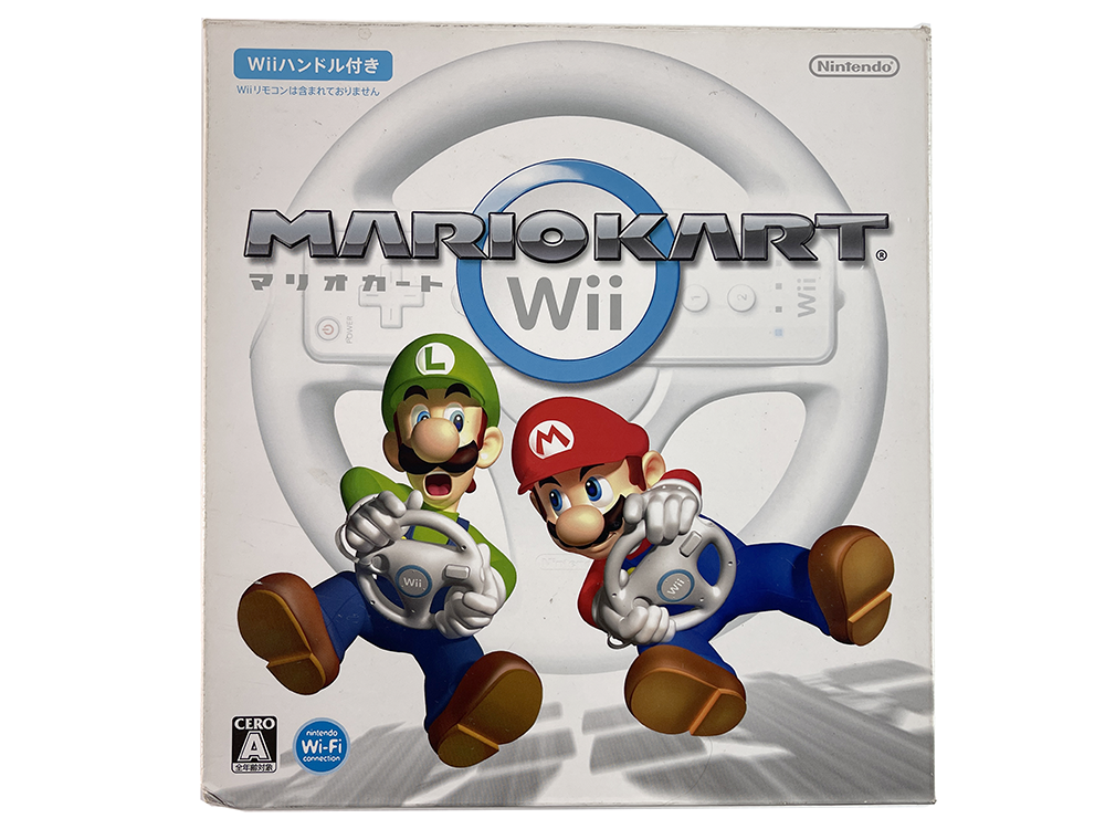 Nintendo Wii Mario Kart Wii W/ Wheel Package (JPN Ver)