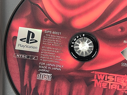 PS1 Twisted Metal EX (JPN Ver/ Sample)
