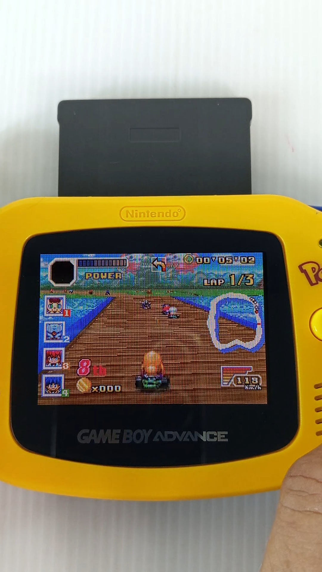 GBA Konami Krazy Racers (Hong Kong Long Cart) (HK Ver, Loose Cartridge)
