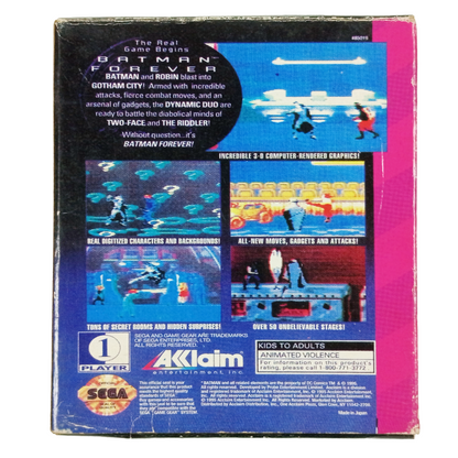 SEGA GameGear BATMAN FOREVER (Boot Ver)