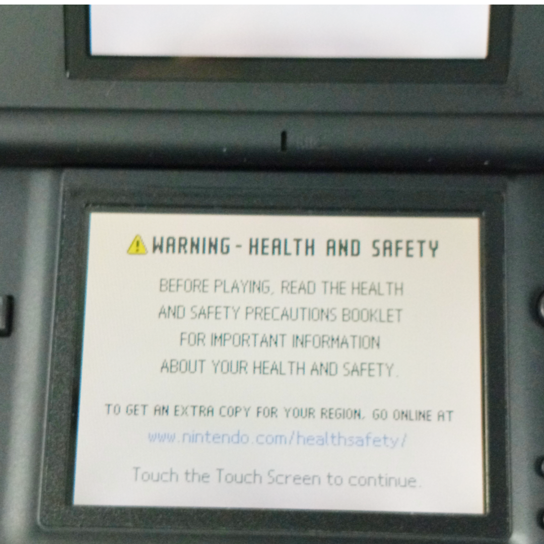 Nintendo NDS LITE BLACK USG-KOR-1 (UKF13908869 KOR VER)