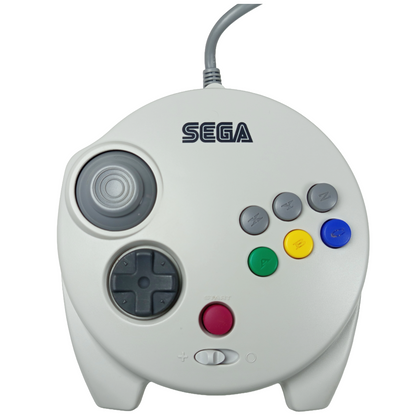 Sega SATURN 3D Analog Controller White (HSS-0137) w/ BOX