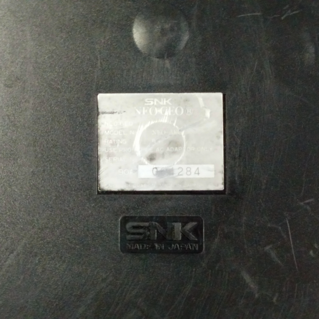 1991 SNK Neo Geo AES Home System (US Ver)