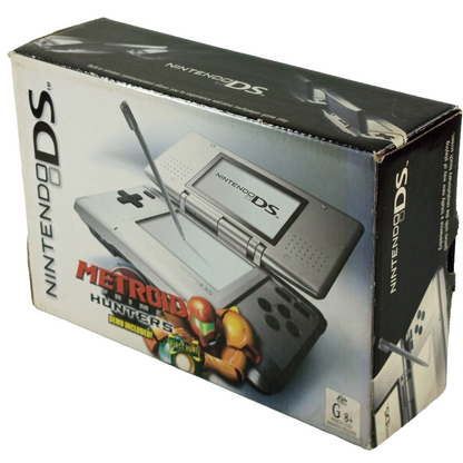 Nintendo DS System Box "Silver/ Metroid ver" (Empty Box w/ Cardboard Box, Australian Ver)