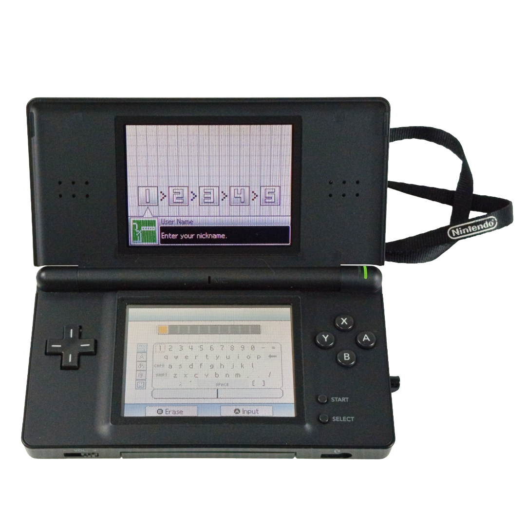 Nintendo NDS LITE BLACK USG-KOR-1 (UKF13908869 KOR VER)