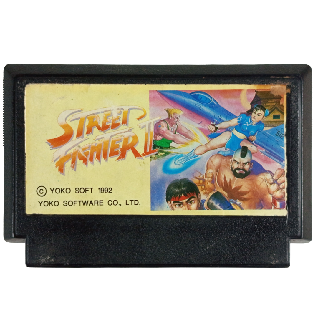 FC 1992 Street Fighter II (HK Ver, Loose Cartridge)