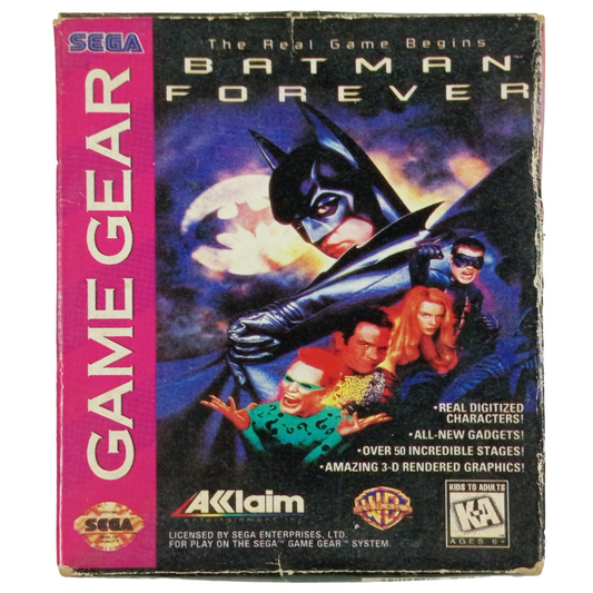 SEGA GameGear BATMAN FOREVER (Boot Ver)