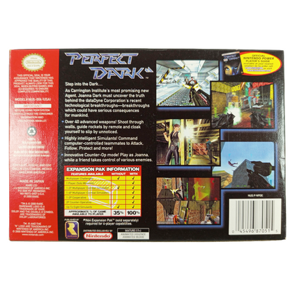 N64 Perfect Dark (Completed, US Ver)