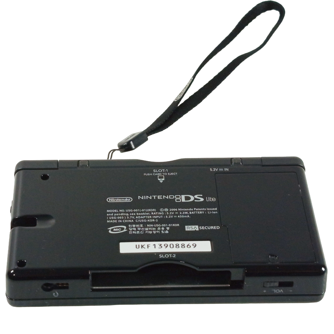Nintendo NDS LITE BLACK USG-KOR-1 (UKF13908869 KOR VER)