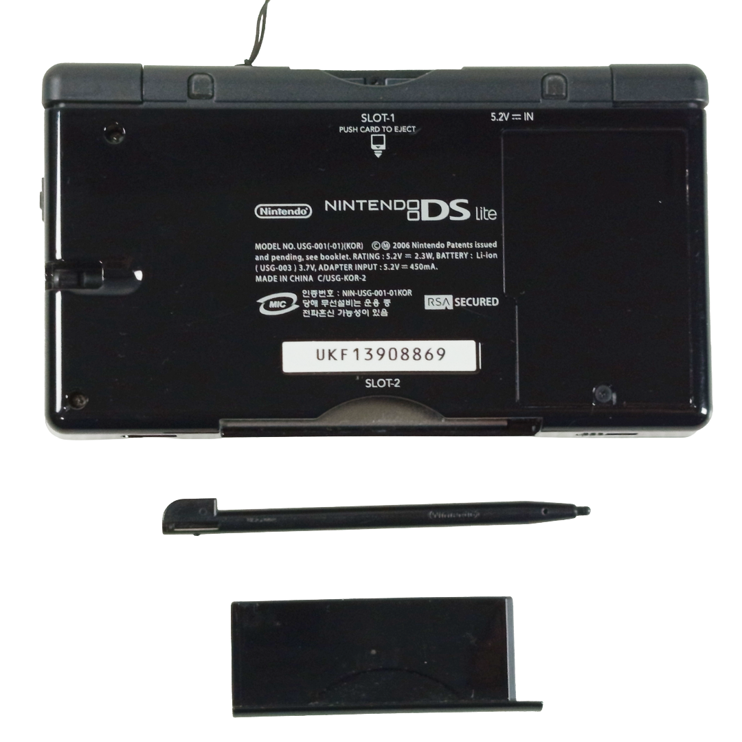 Nintendo NDS LITE BLACK USG-KOR-1 (UKF13908869 KOR VER)