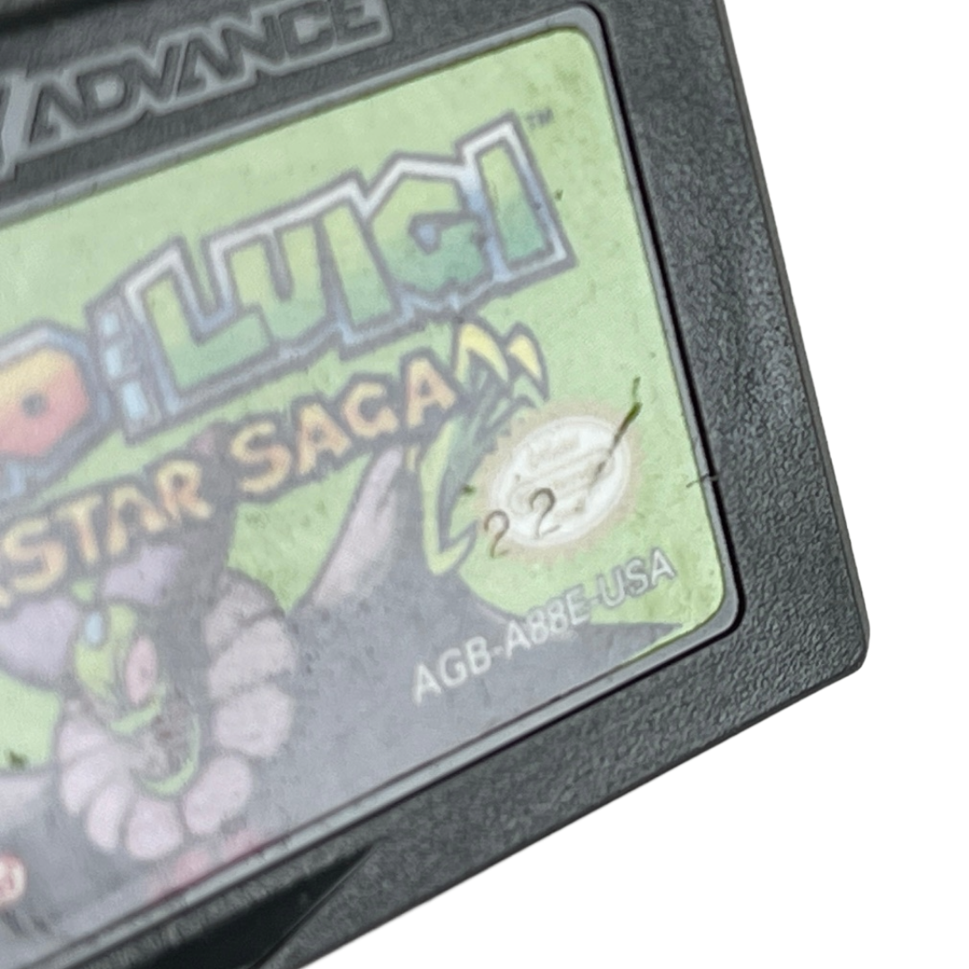 GBA MARIO & LUIGI SUPER STAR SEGA (US VER, Loose Cartridge)