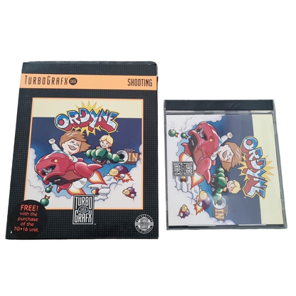 NEC TurboGrapFX 16 system with OG Box, accessors, 2 games (Keith courageous & Ordyne)