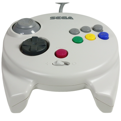 Sega SATURN 3D Analog Controller White (HSS-0137) w/ BOX