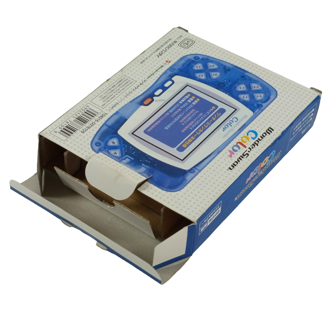 Bandai WonderSwan Color "Crystal Blue" (EMPTY BOX W/Paperwork)