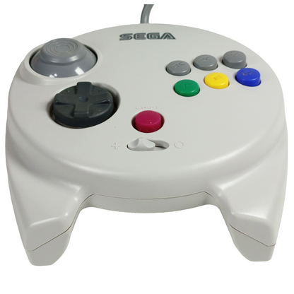 Sega SATURN 3D Analog Controller White (HSS-0137) w/ BOX