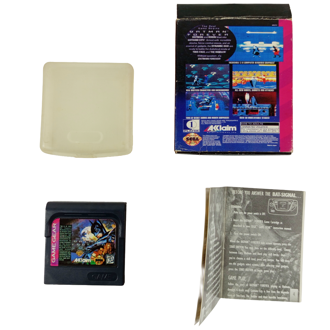 SEGA GameGear BATMAN FOREVER (Boot Ver)