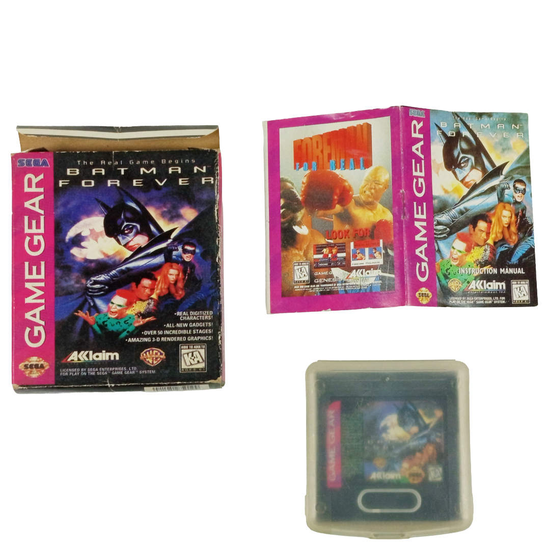SEGA GameGear BATMAN FOREVER (Boot Ver)