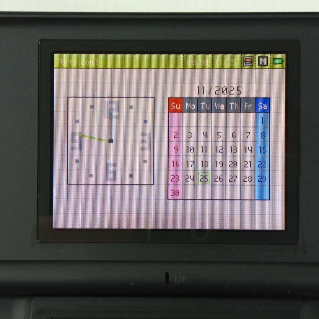 Nintendo NDS LITE BLACK USG-KOR-1 (UKF13908869 KOR VER)