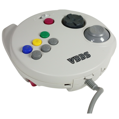 Sega SATURN 3D Analog Controller White (HSS-0137, JPN Ver)