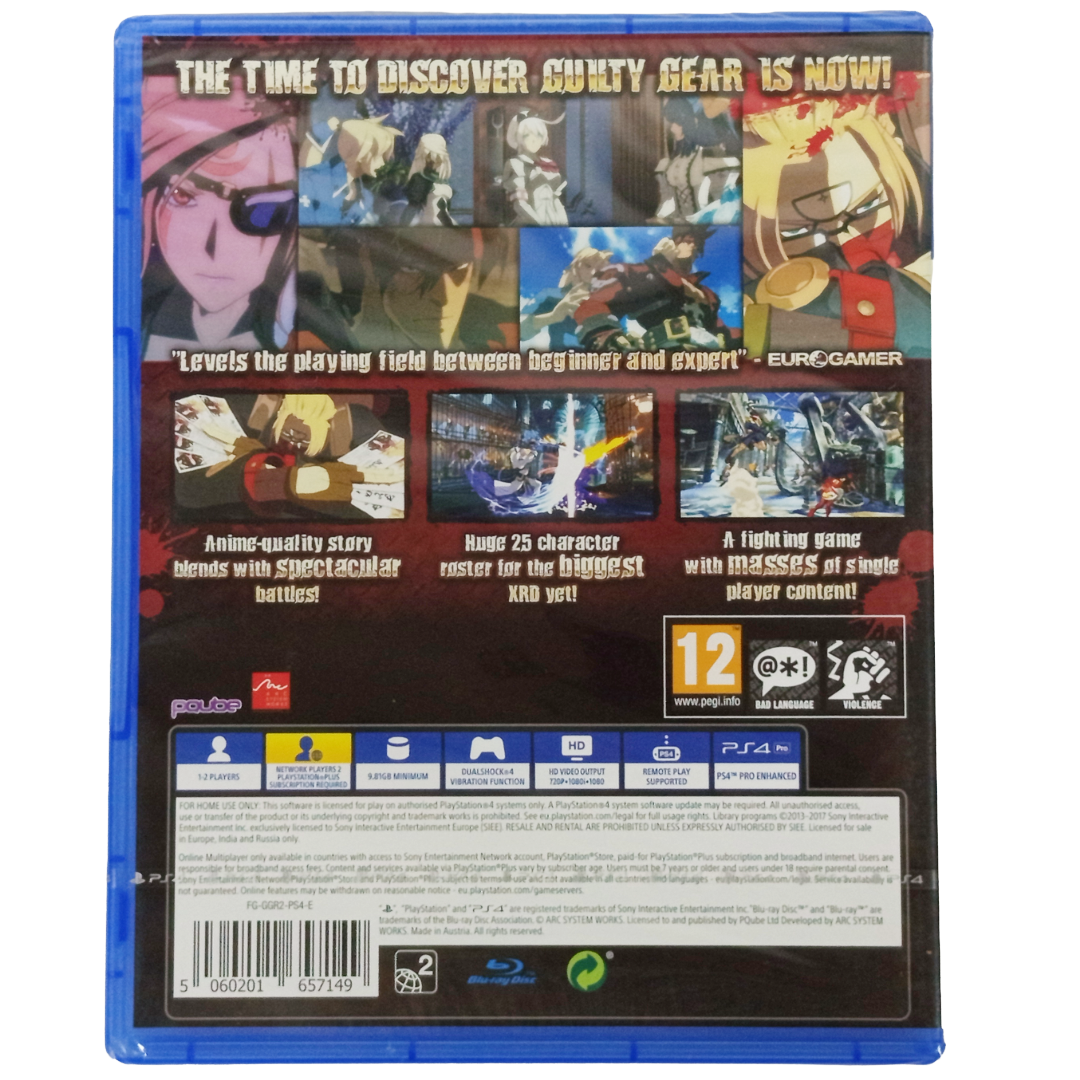 PS4 GUILTY GEAR Xrd REV2 (NEW, EUR Ver)