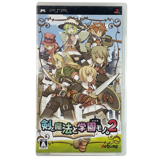 PSP Ken to Mahou to Gakuen Mono. 2/ Class of Heroes 2 (JPN Ver)