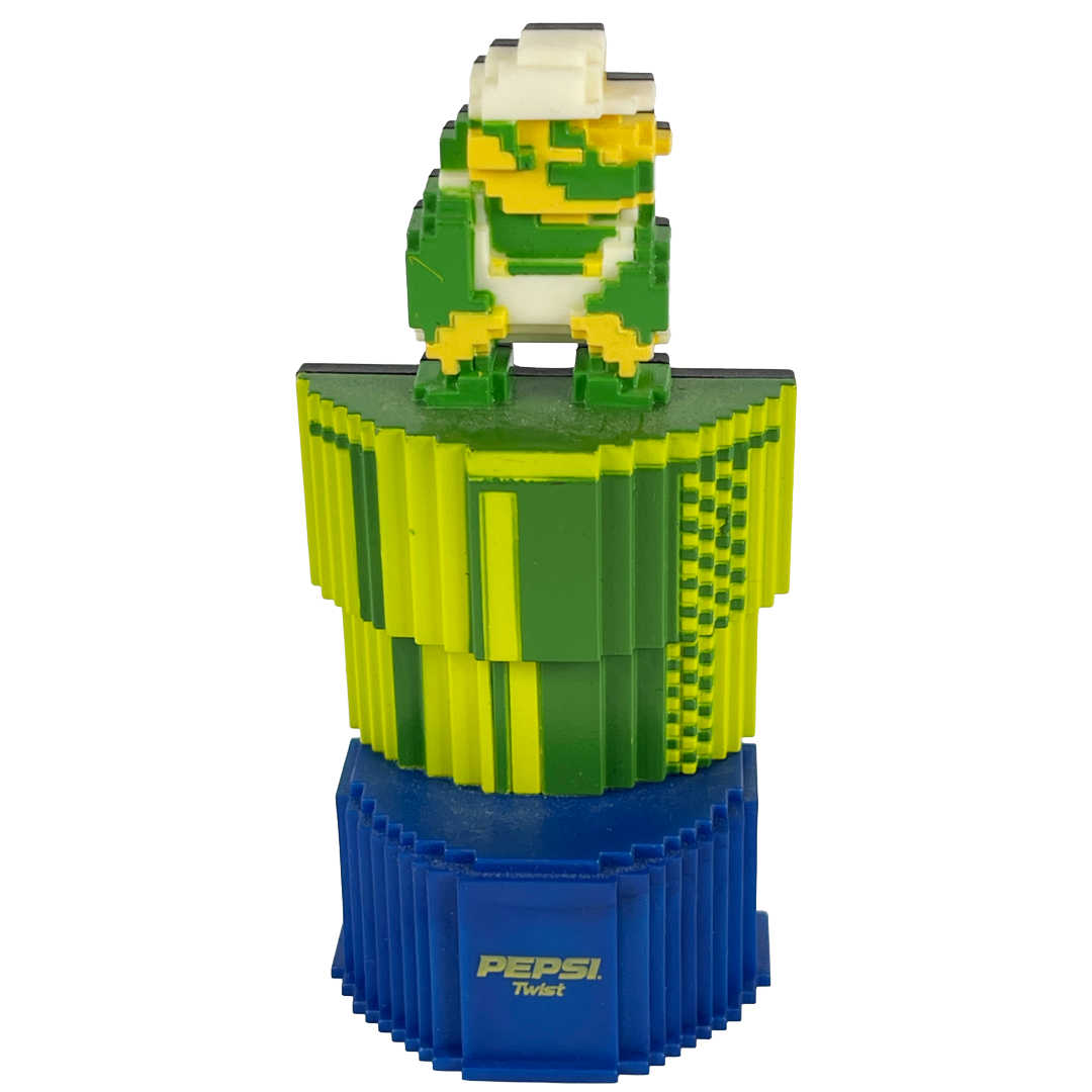 Nintendo 7/11 Super Luigi Dokan (Warp Pipe) Pepsi Twist Cap