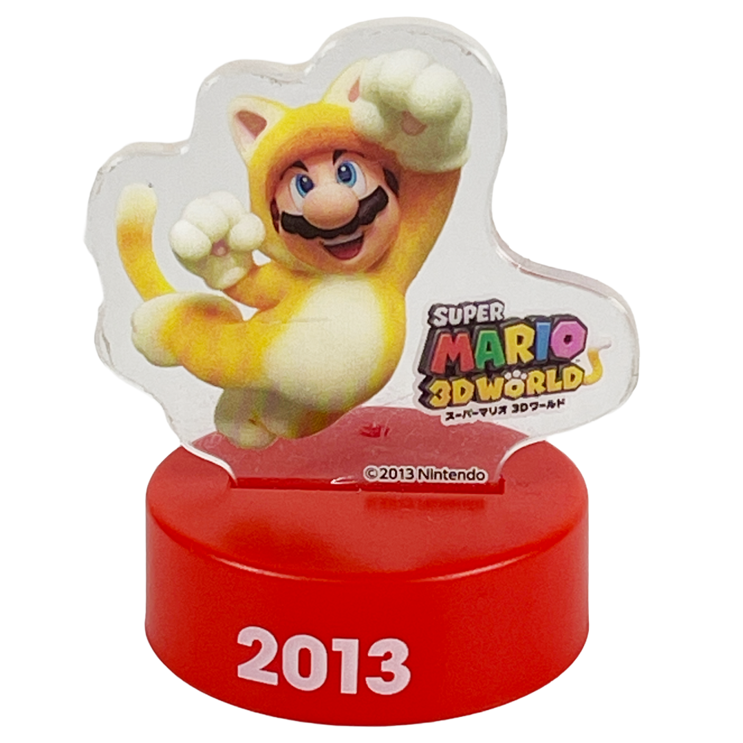 Nintendo x 7-Eleven Super Mario 35th Anniversary 2013 Super Mario 3D World Cat Mario Limited Bottle Cap