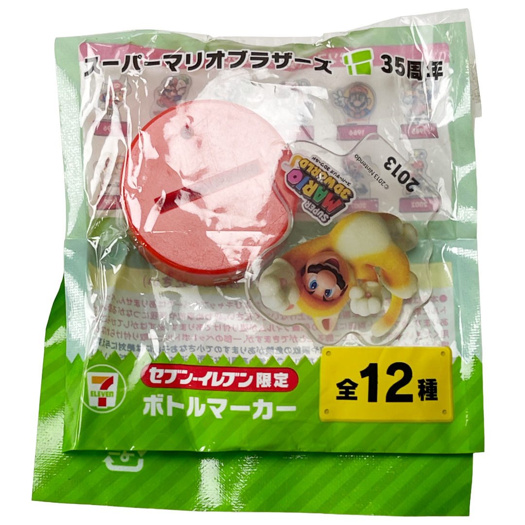Nintendo x 7-Eleven Super Mario 35th Anniversary 2013 Super Mario 3D World Limited Bottle Cap