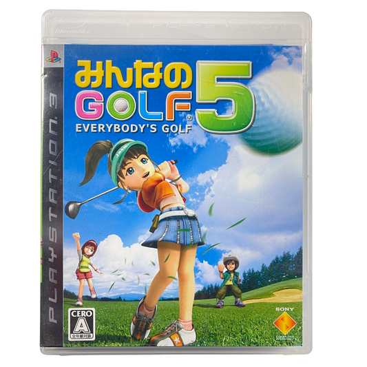 PS3 Minna no Golf / Hot Shot Golf 5 (JPN Ver)