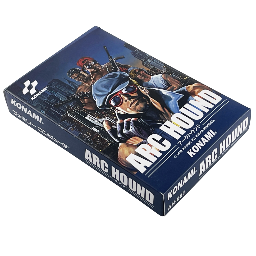 Nintendo Famicom ARC HOUND A.K.A. Contra Force (NEW Physics Home-brew, JPN Ver)