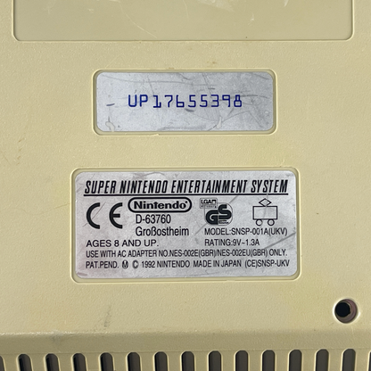 Nintendo SNES / Super Nintendo Console SNSP-001A-002 (EUR VER, System Only)