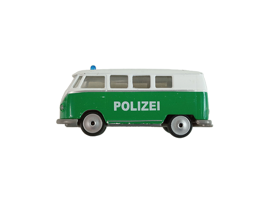 Majorette Volkswagen T1 Polizei Green / White (Car Model)