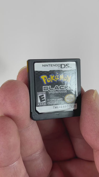 NDS POKEMON Black Version (Completed, Authentic US Ver)
