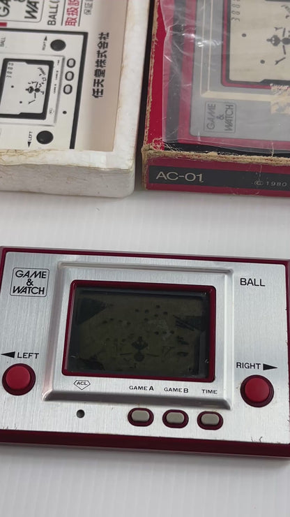 1980 Nintendo Game and Watch BALL AC-01 (Original Released)