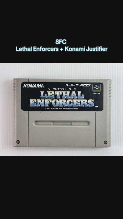 SFC Lethal Enforcers + Konami Justifier (JPN Ver)