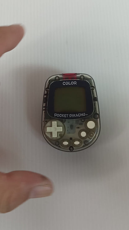 1999 Nintendo Pocket Pikachu COLOR Step Counter Pedometer (CLEAR, CMG-JPN)