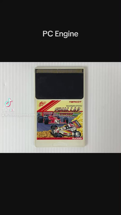 NEC PC Engine Final Lap Twin HuCard Only (JPN Ver)